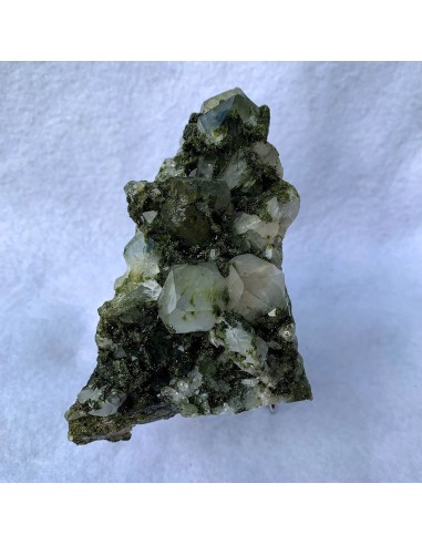 Epidote sur Quartz ref05 Par le système avancé 