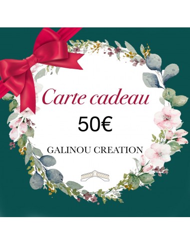 Carte Cadeau 50€ des créatures d'habitude